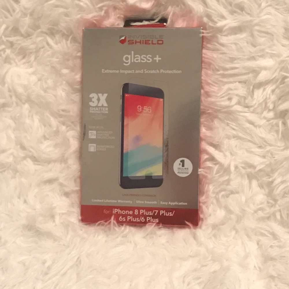 Zagg Invisible Shield Glass + screen protector